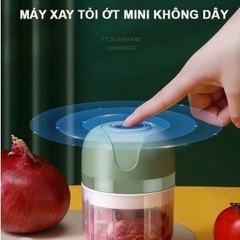 Dụng cụ xay tỏi dây sạc USB 250ml