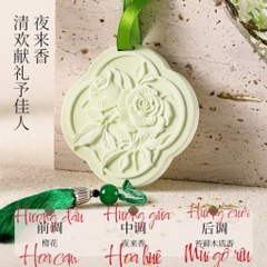 Sáp thơm dạng thạch cao treo tủ quần áo, xe, phòng hình hoa hồng