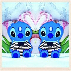 Ốp Lưng Điện Thoại Mềm Hình Stitch Xanh Dễ Thương Cho Samsung J7Pro/J730