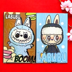 Hộp 30 thẻ lomo hai mặt laserr hình Labubu