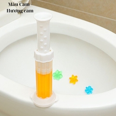 Gel khử mùi diệt khuẩn bồn cầu dạng thạch hình hoa