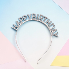 Bờm tóc hình chữ Happy birthday
