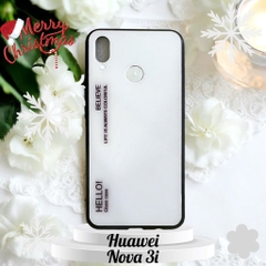 Ốp lưng điện thoại kính cho Huawei Nova3i