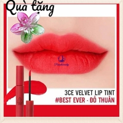 16.3 Son Kem Lì, Lên Màu Chuẩn 3CE Velvet Lip Tint 4g