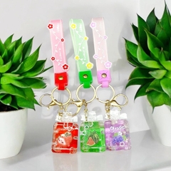 Móc khóa trong suốt + con vật