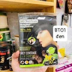 Gói gội nhuộm phủ bạc Bio Nutrients Color Shampoo 30ml