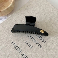 15.1 Kẹp dài nhãn vàng màu nâu, đen 11cm