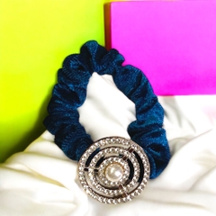 14.4 Dây Cột Tóc Nhung Đính Đá Nhiều Mẫu (1 cái)