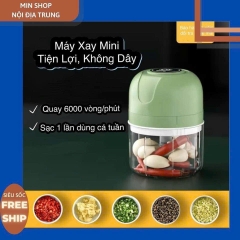 Dụng cụ xay tỏi dây sạc USB 250ml