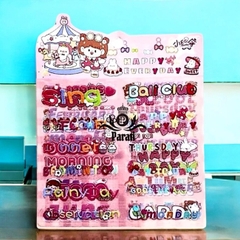 Sét 5 tấm sticker siêu cute Nội Địa Trung