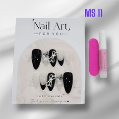 Bộ 10 m.óng ta.y gi.ả nhọn mẫu mới kèm keo dán