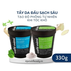 Dầu gội tẩy tế bào chết da đầu làm sạch, kích thích mọc tóc Cafe Mini Shampoo Scrub