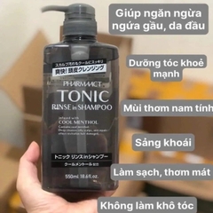 Dầu Gội Xả Cho Nam Tonic Pharmaact Rinse In Shampoo 2in1 550ml