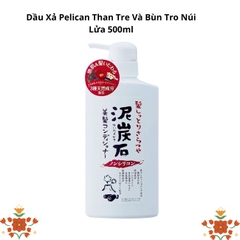 Dầu Gội, Xả Pelican Than Tre Và Bùn Tro Núi Lửa 500ml