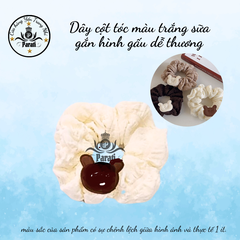 14.3 Dây cột tóc màu gắn hình gấu dễ thương
