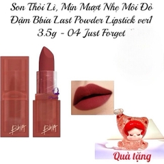 Son Thỏi Lì, Mịn Mượt Nhẹ Môi Bbia Last Powder Lipstick ver1 3.5g