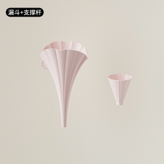 Phễu nhựa gấp sáng tạo hình bông hoa dài 11cm