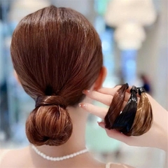 T8. Dây buộc tóc phối tóc giả phong cách Hàn quốc