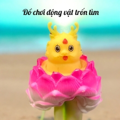 {China} Squishy Đồ chơii động vật trốn tìm nhiều màu