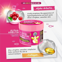 Kem Dưỡng TrChống Nắng Alpha Arbutin Collagen Body Serum SPF50 500g Thái Lan
