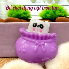 {China} Squishy Đồ chơii động vật trốn tìm nhiều màu