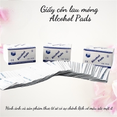Sét 20 miếng giấy cồn lau móng  Alcohol Pads (1gx20 gói)