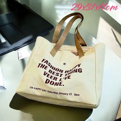 Túi đeo chéo nữ vải canvas chống bụi Fashion Happy