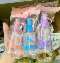 Lọ chiết mỹ phẩm trong suốt dạng xịt 75ml