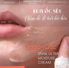 {S-T}Kem dưỡng ốc sên GoodnDoc Snail Ultra Moisture Cream Hàn Quốc 50ml