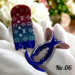 T1.Kẹp Càng Cua 5 Răng Cao Cấp Nhiều Họa Tiết Dễ Thương