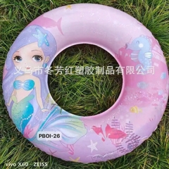 13.6 Phao bơi PVC tròn 53cm (60#) (họa tiết ngẫu nhiên-chưa bơm)