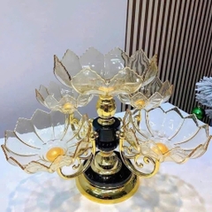 PN. Khay mứt 5 cánh 2 tầng xoay cao cấp