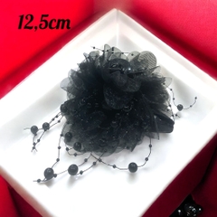 Kẹp tóc hoa hạt tua rua 12,5 cm