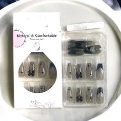 Set 24 móng đính đá kiểu keo