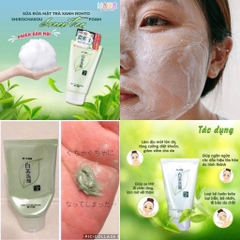 Sữa Rửa Mặt Trà Xanh Shirochasou Rohto White Tea Face Wash 120g