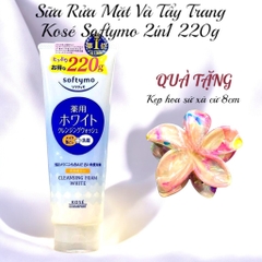 Sữa Rửa Mặt Và Tẩy Trang Kosé Softymo 2in1 220g
