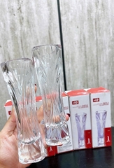 Bình/Lọ Hoa Thủy Tinh Trong Suốt 17cm