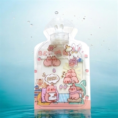 Túi chườm nóng, lạnh trong suốt họa tiết hoạt hình  18,5*11,3cm