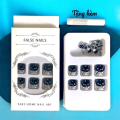 Set 24 móng chân kiểu keo nhiều mẫu