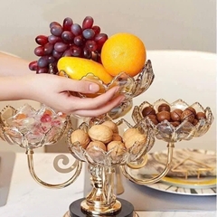 PN. Khay mứt 5 cánh 2 tầng xoay cao cấp