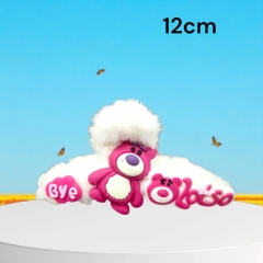 15.1 Kẹp tóc lông charm hoạt hình dễ thương