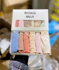 B7.5.Hộp 6 Quần Chip Muji Nơ 30x23cm