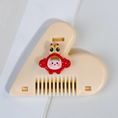 Lược Cắt Tỉa Tóc Chẻ Ngọn/Tóc Mái Hình Trái Tim gắn charm
