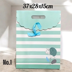 Túi giấy gấp có nơ