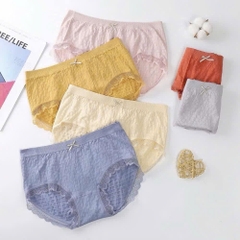 B7.5.Hộp 6 Quần Chip Muji Nơ 30x23cm