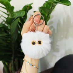 Móc khóa bông tai mèo dễ thương