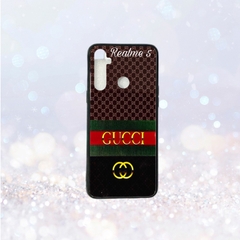 Ốp Lưng Điện Thoại Kính Cường Lực Sang Trọng Với Họa Tiết Gucci Cho Realme