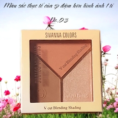 Phấn Tạo Khối Và Bắt Sáng Sivanna V Cut Blending Shading HF135 7,5g