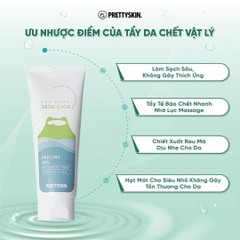 Gel tẩy da chết rau má PrettySkin The Purre Jeju Cica Peeling Gel 150ml