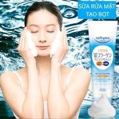 Sữa Rửa Mặt & Tẩy Trang Dưỡng Ẩm Ngăn Ngừa Lão Hóa Da Kosé Softymo 2in1 190g
